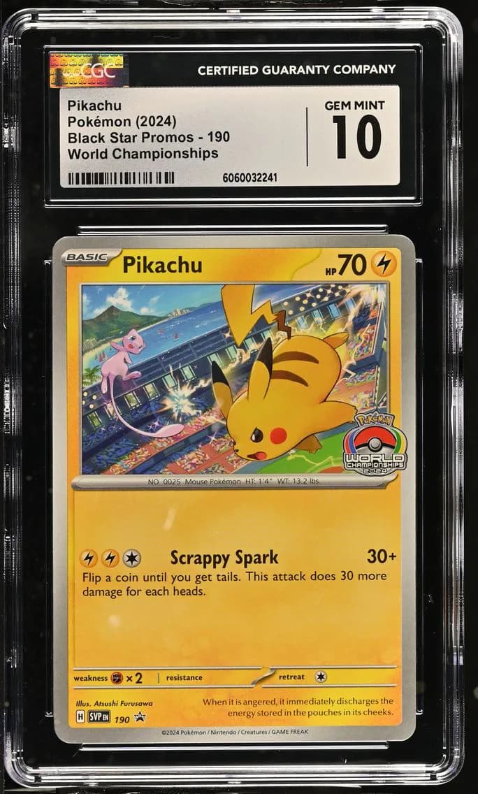 Pikachu, Black Star Promos - Scarlet & Violet SVP EN, CGC 10