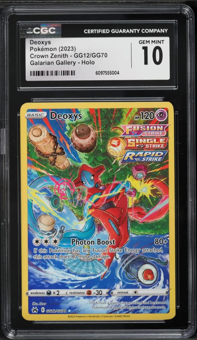 Deoxys, Crown Zenith, CGC 10