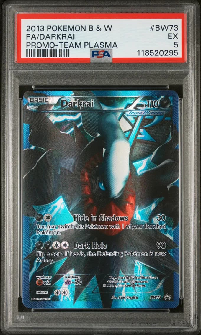 Darkrai, Black & White Promo, PSA 5