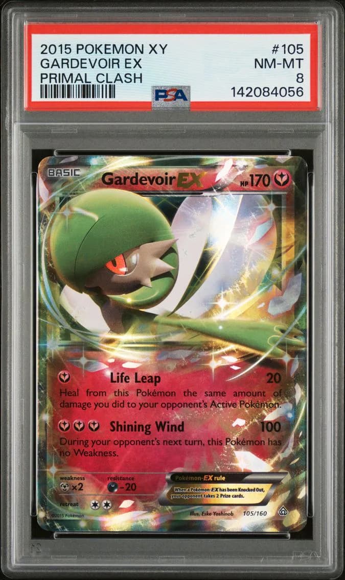 Gardevoir EX, XY Primal Clash, PSA 8