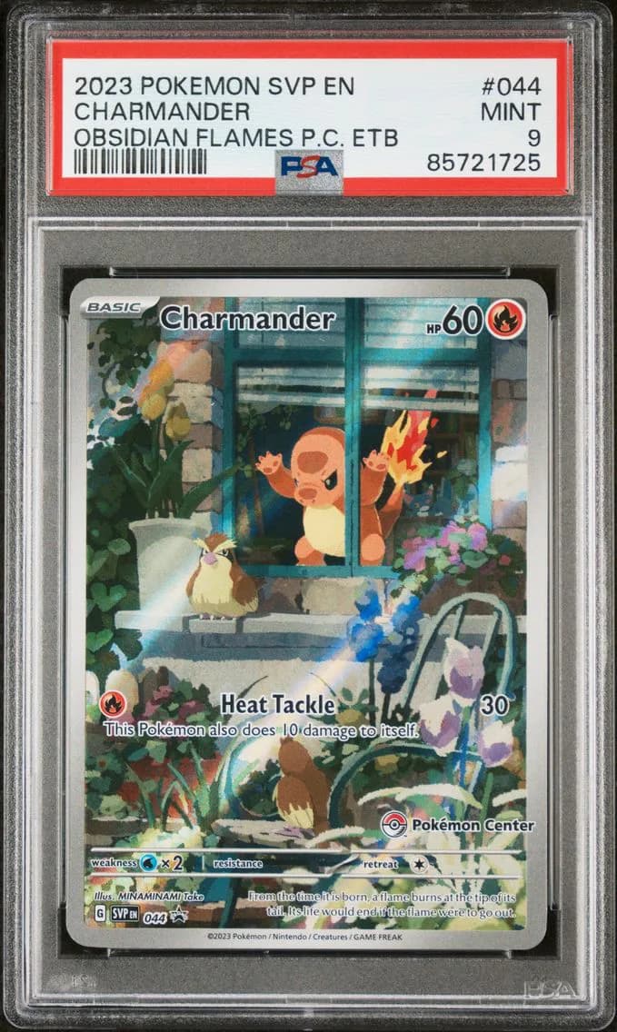 Charmander, SV Black Star Promo, PSA 9