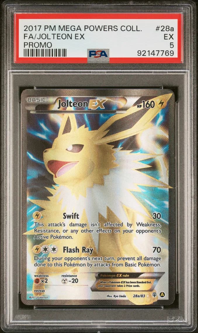 Fa/Jolteon EX, Mega Powers Collection Promo, PSA 5