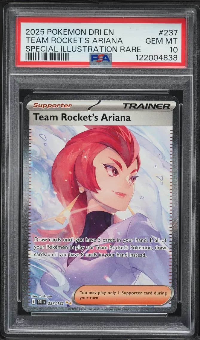 Team Rocket's Ariana, Destined Rivals, PSA 10