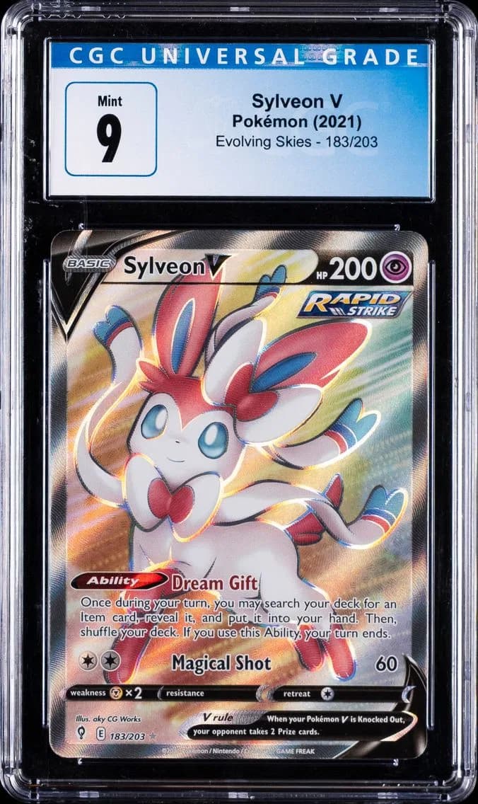 Sylveon V, Evolving Skies, CGC 9