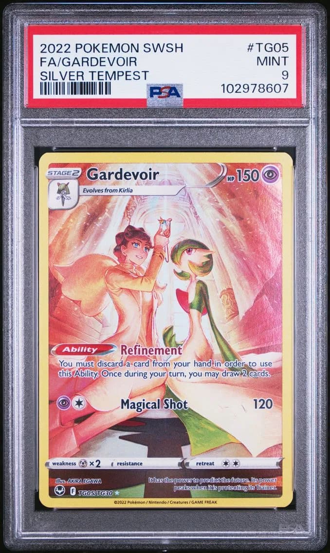 Gardevoir, Sword & Shield Silver Tempest, PSA 9