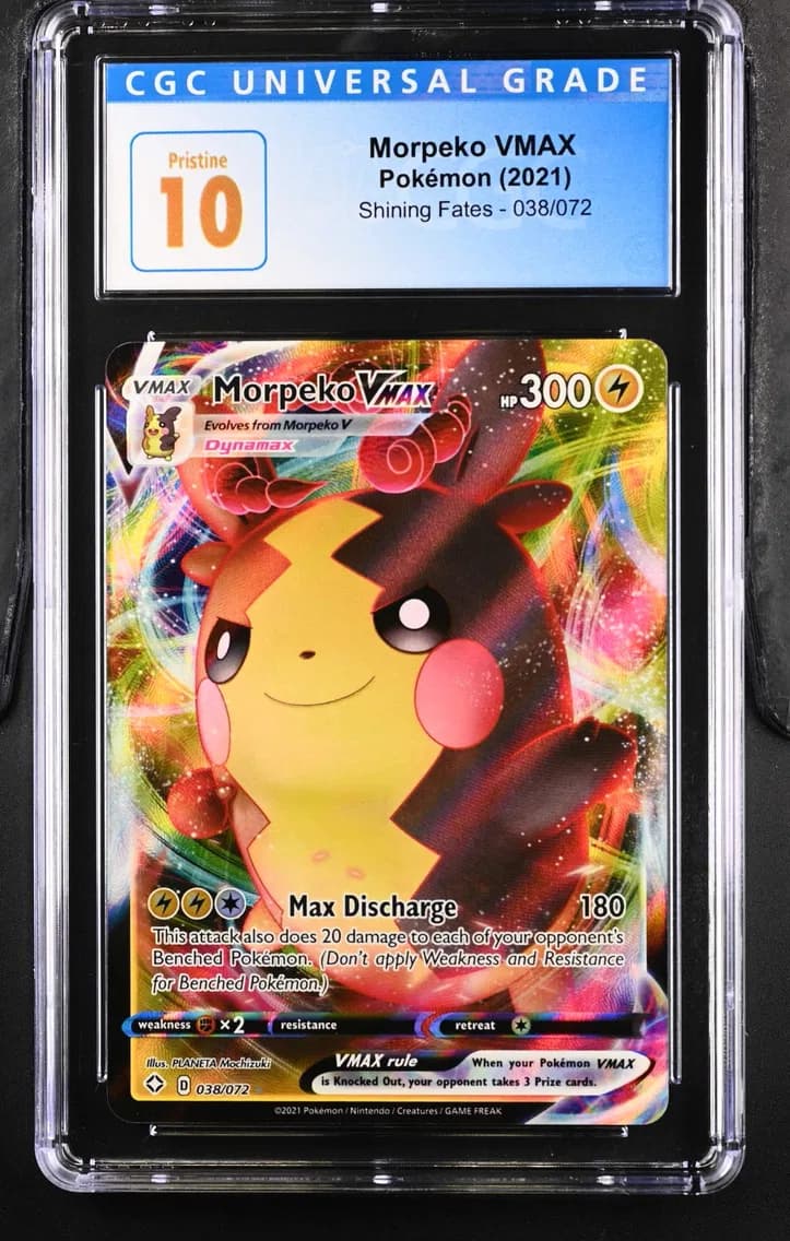 Morpeko VMAX, Shining Fates, CGC 10