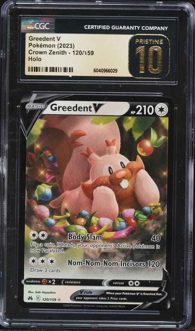 Greedent V, Crown Zenith, CGC 10