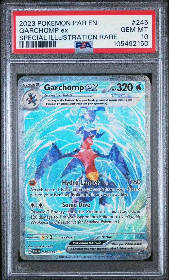 Garchomp EX, Paradox Rift, PSA 10