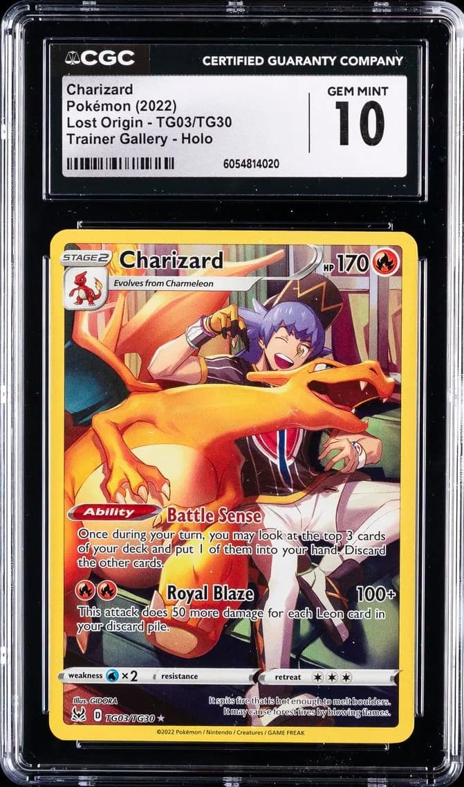 Charizard, Lost Origin, CGC 10