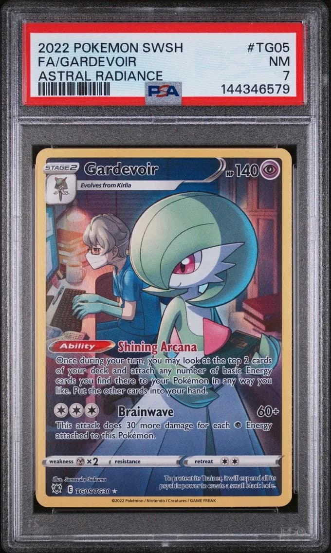 Gardevoir, Sword & Shield Astral Radiance, PSA 7