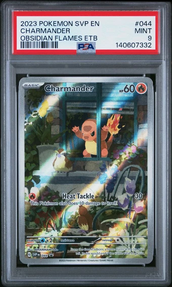 Charmander, SV Black Star Promo, PSA 9
