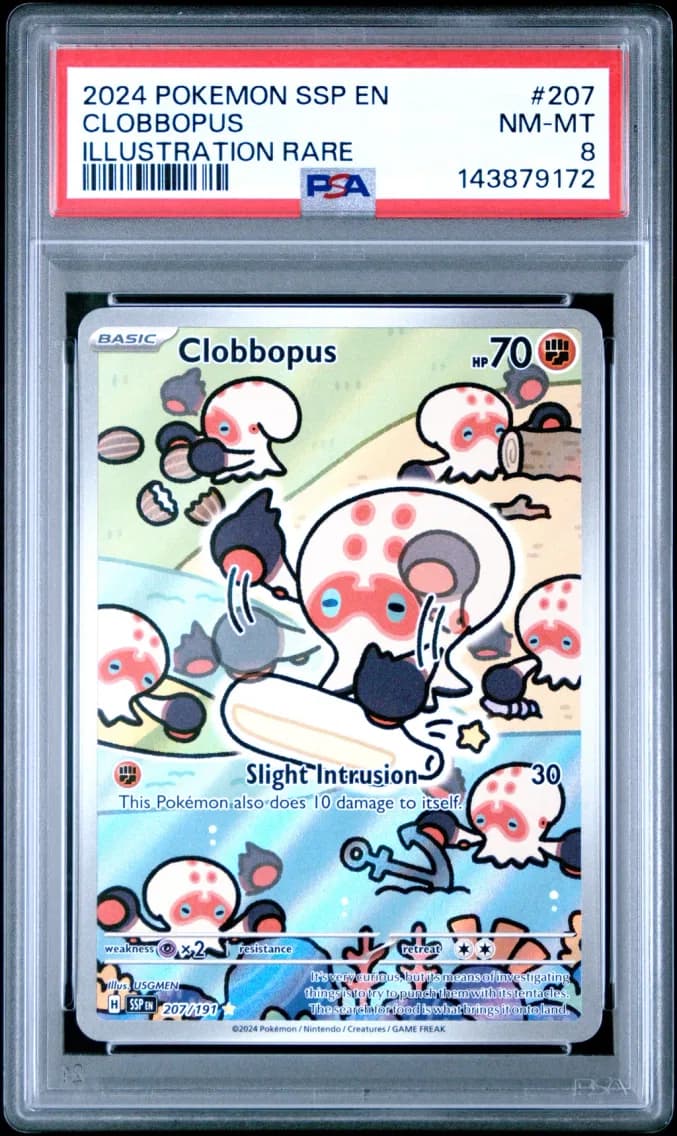 Clobbopus, Surging Sparks, PSA 8