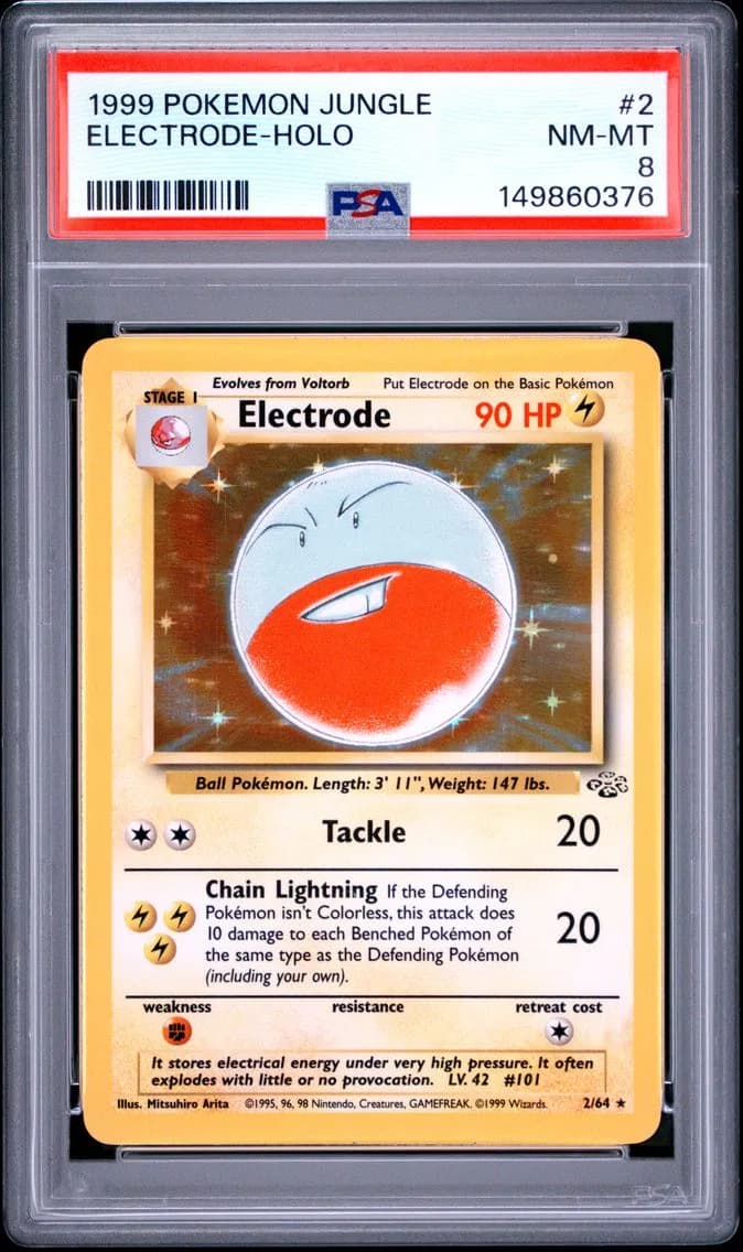 Electrode-Holo, Jungle, PSA 8