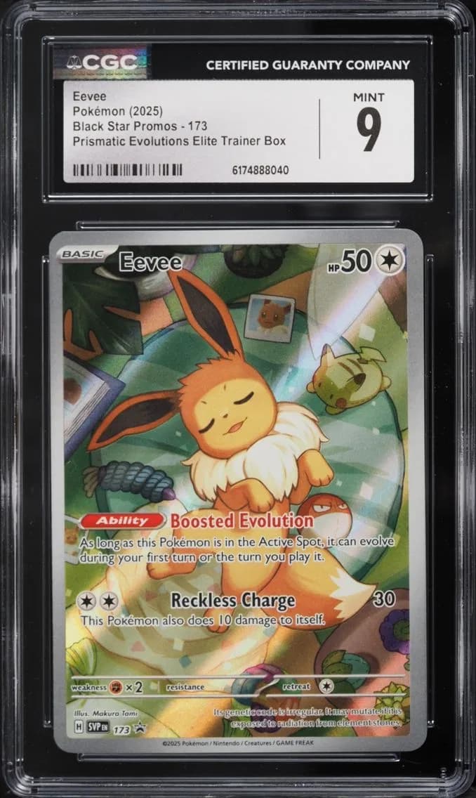 Eevee, Black Star Promos - Scarlet & Violet SVP EN, CGC 9