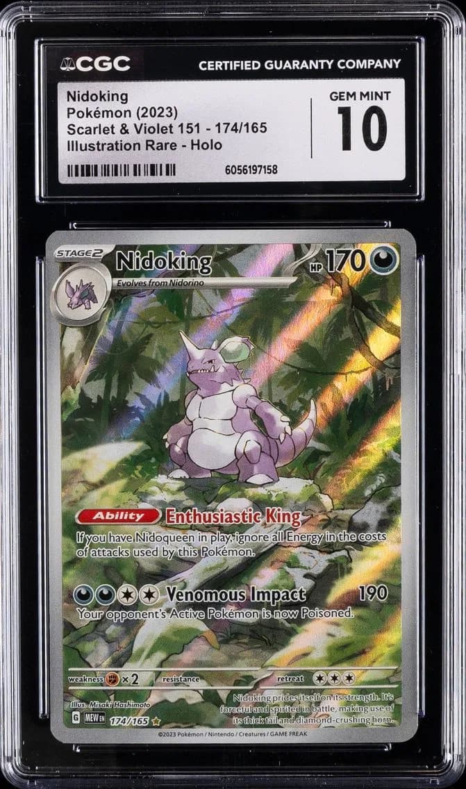 Nidoking, Scarlet & Violet 151, CGC 10