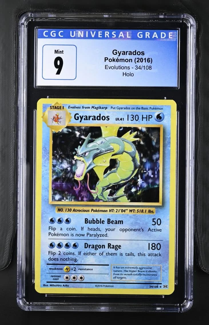 Gyarados, Evolutions, CGC 9