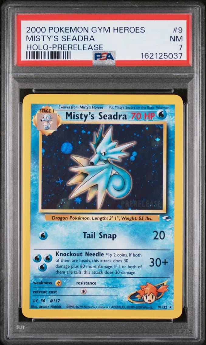 Misty's Seadra, Gym Heroes, PSA 7