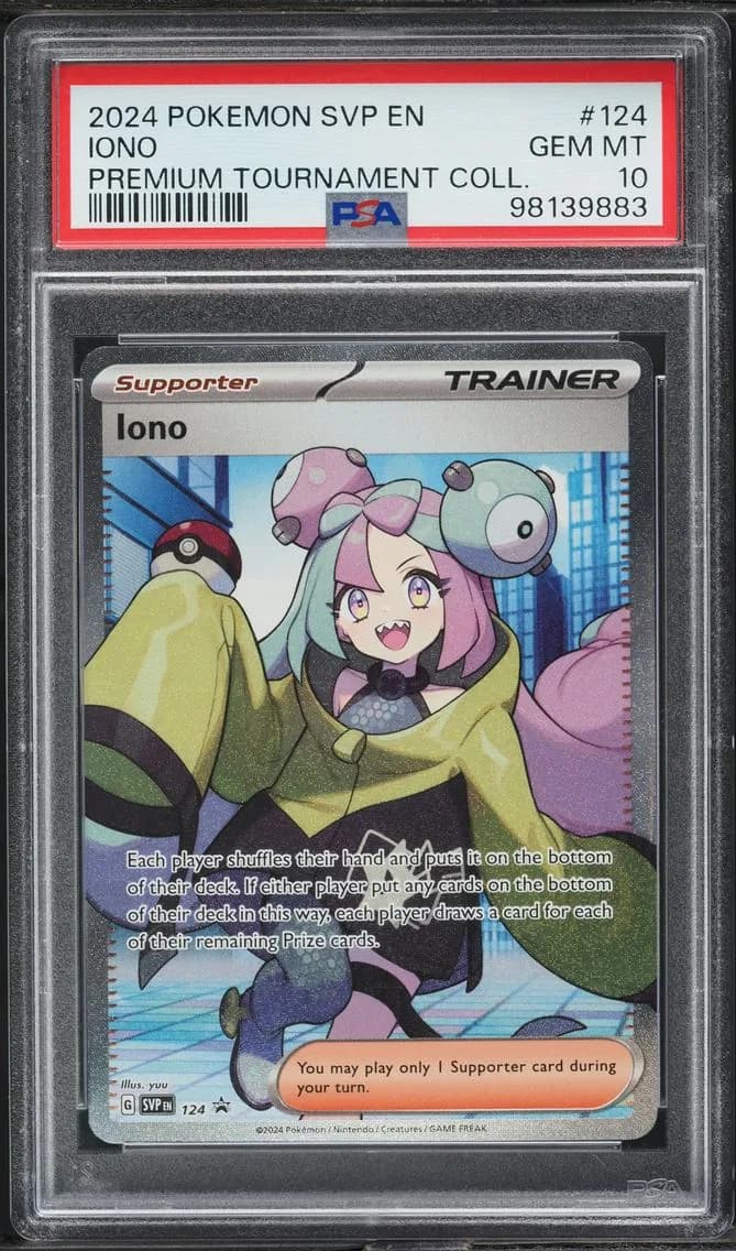 Iono, SV Black Star Promo, PSA 10