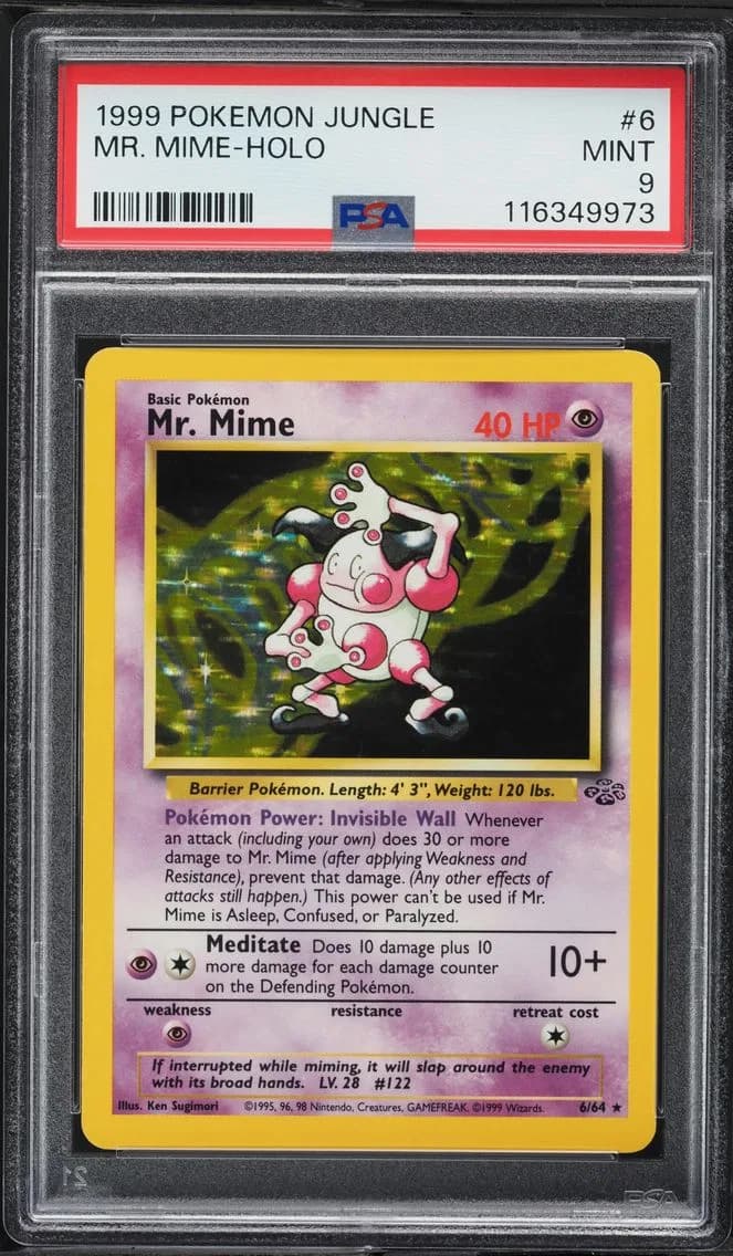 Mr. Mime-Holo, Jungle, PSA 9