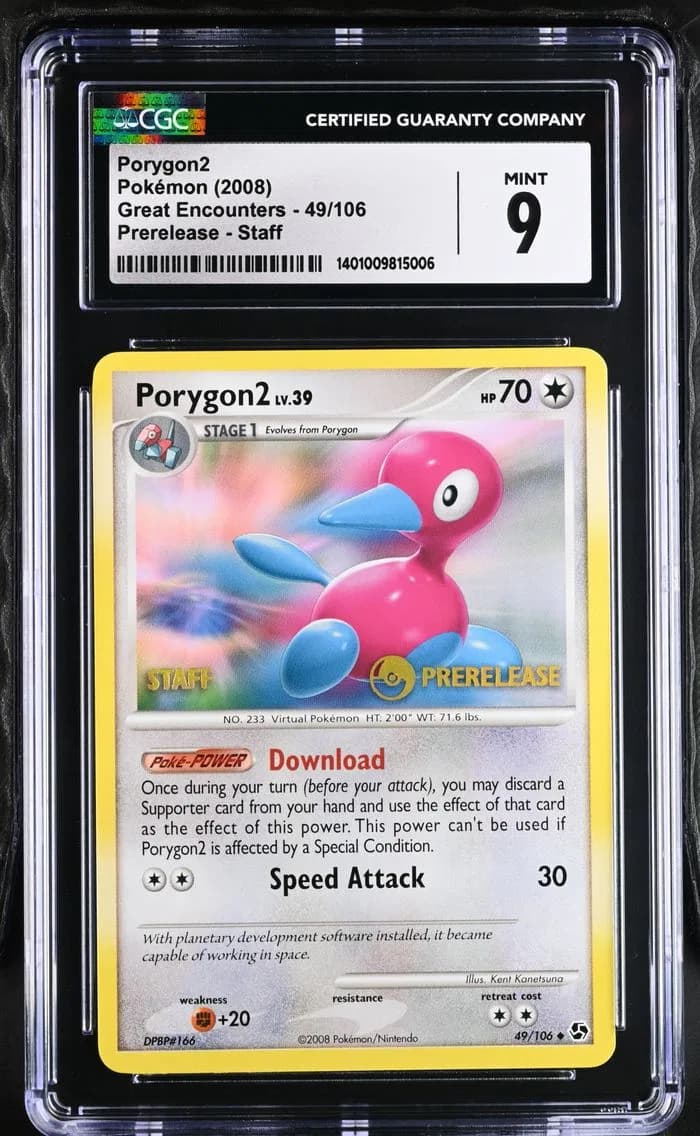 Porygon2, Great Encounters, CGC 9