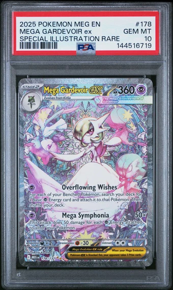 Mega Gardevoir EX, Mega Evolution, PSA 10