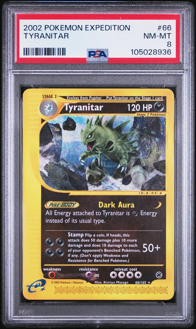 Tyranitar, Expedition, PSA 8