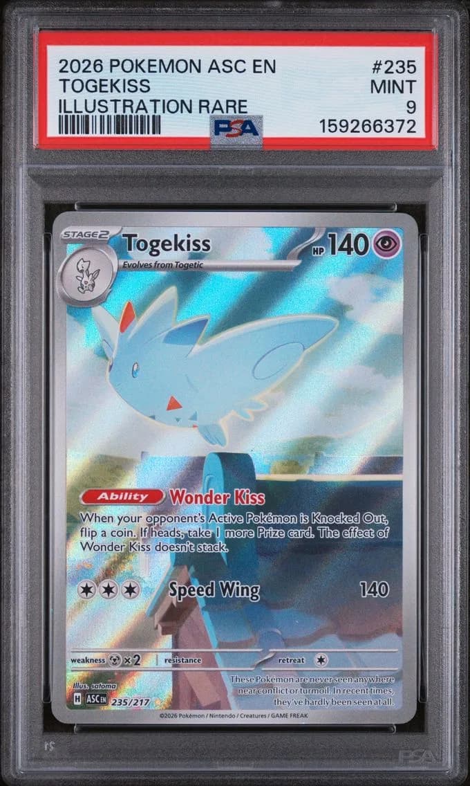 Togekiss, Ascended Heroes, PSA 9