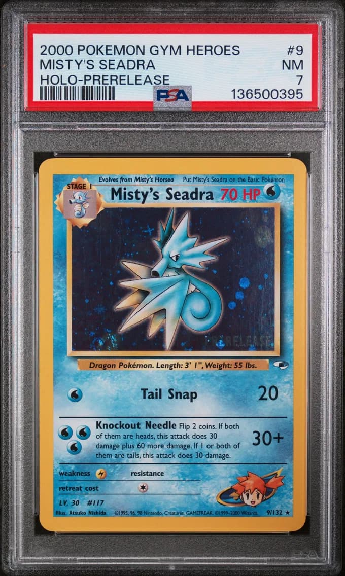 Misty's Seadra, Gym Heroes, PSA 7
