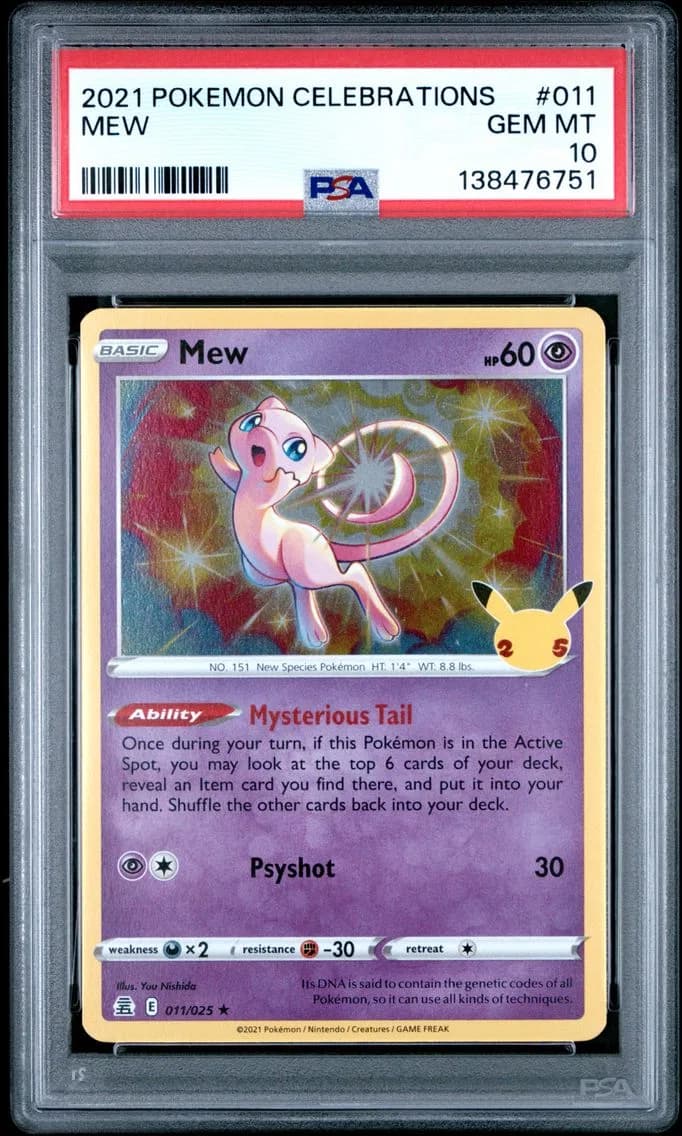 Mew, Celebrations, PSA 10