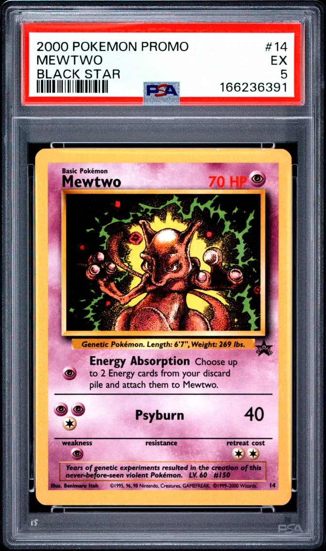 Mewtwo, Promo Black Star, PSA 5