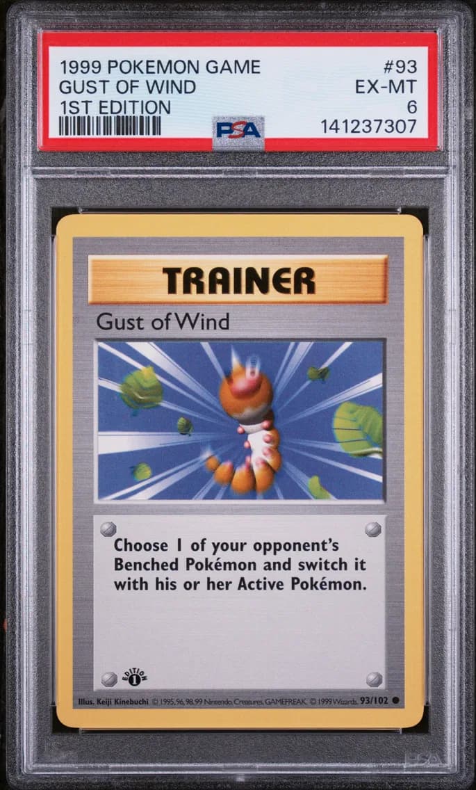 Gust of Wind 1st Edition, Game, PSA 6