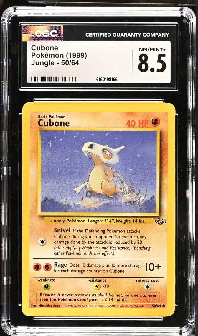 Cubone, Jungle - Unlimited, CGC 8.5
