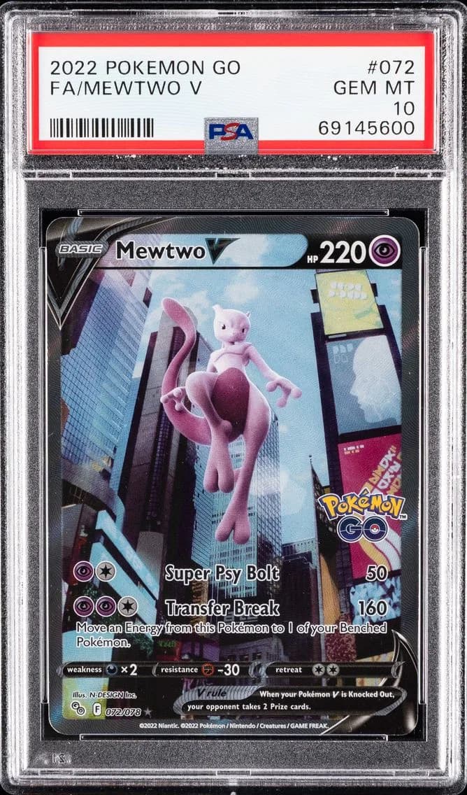 Mewtwo V, Go, PSA 10