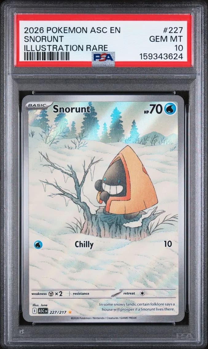 Snorunt, Ascended Heroes, PSA 10
