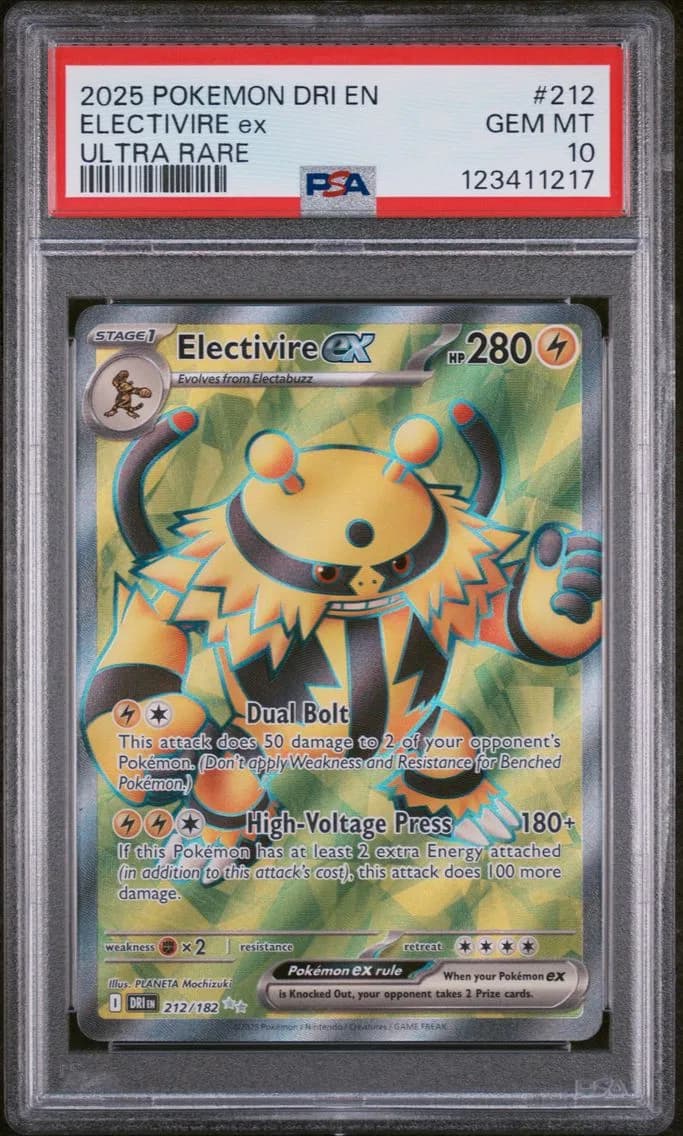 Electivire EX, Destined Rivals, PSA 10