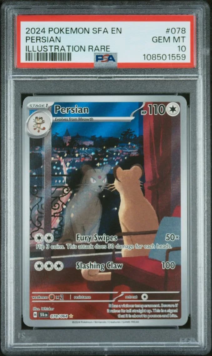 Persian, Shrouded Fable, PSA 10