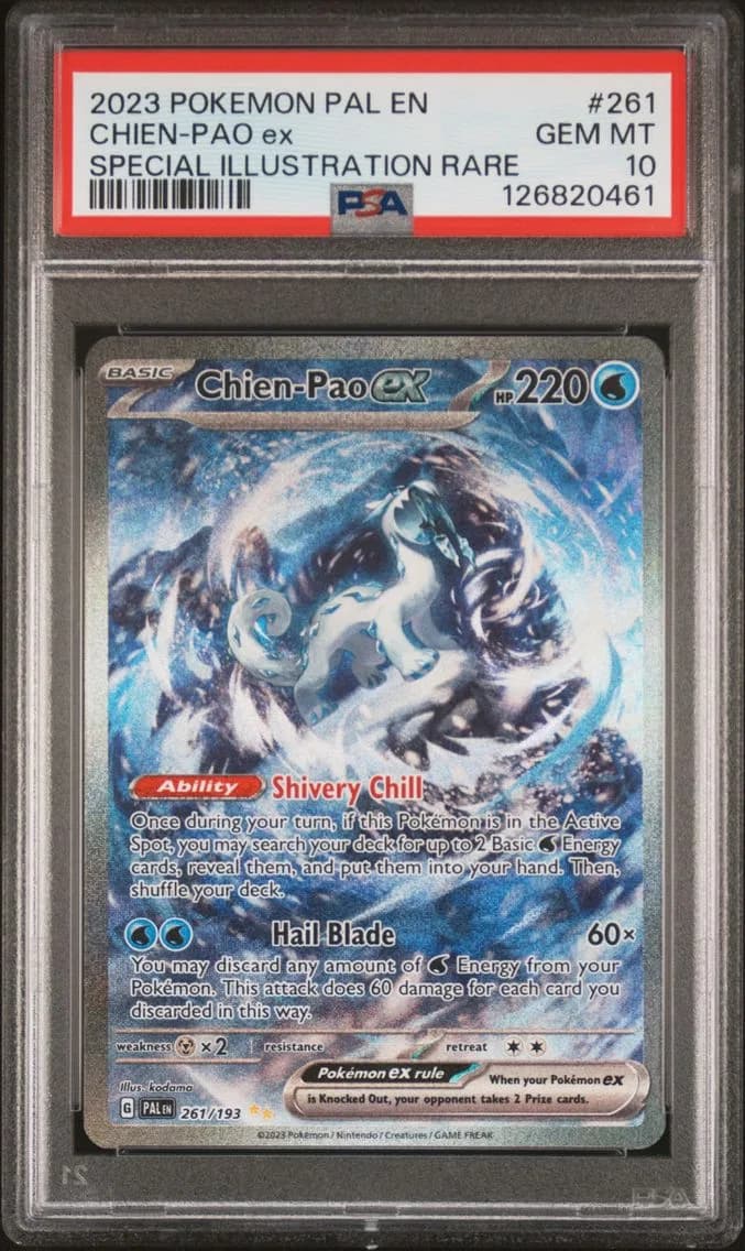 Chien-Pao EX, Paldea Evolved, PSA 10