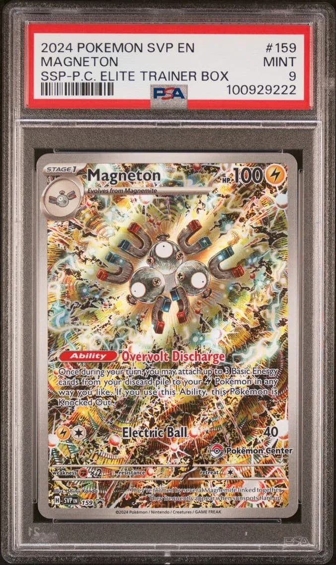 Magneton, SV Black Star Promo, PSA 9
