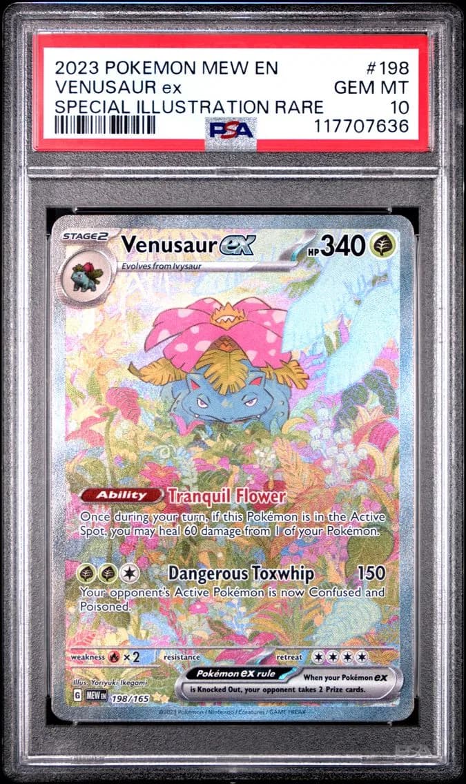 Venusaur EX, 151, PSA 10