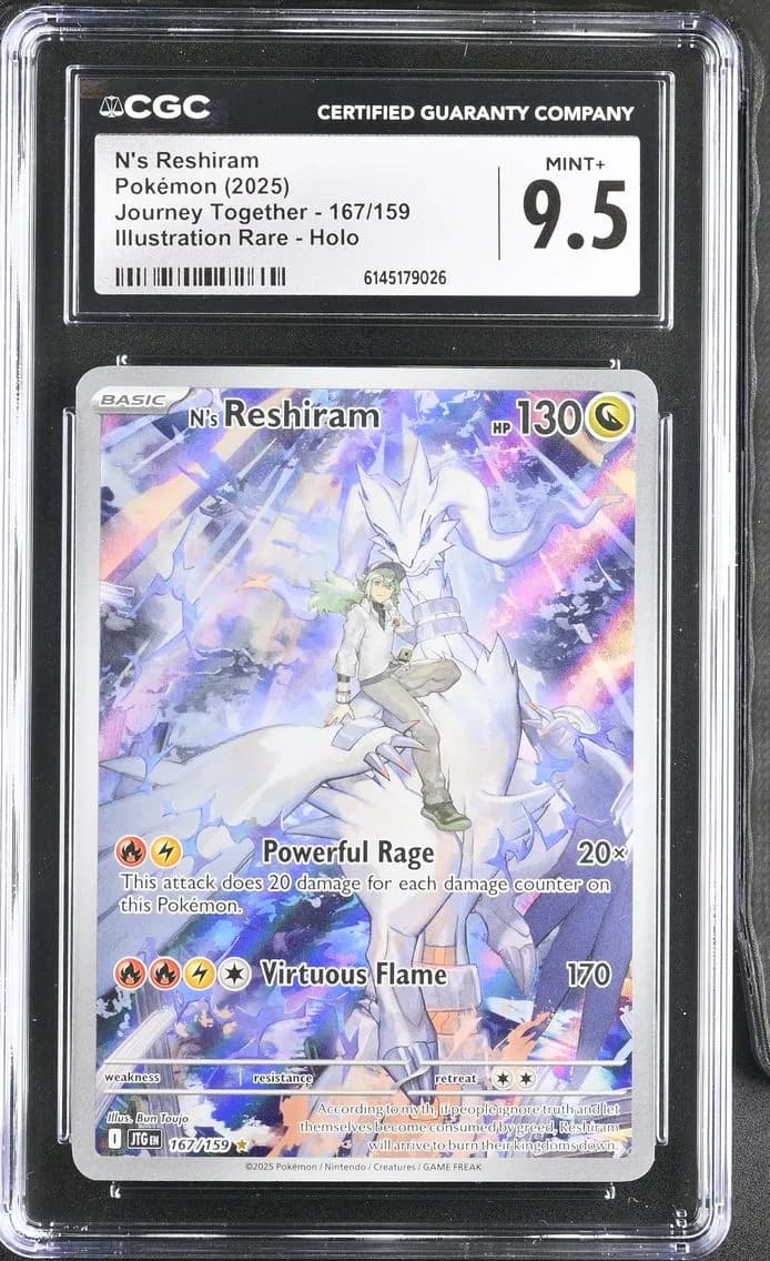 N's Reshiram, Journey Together, CGC 9.5