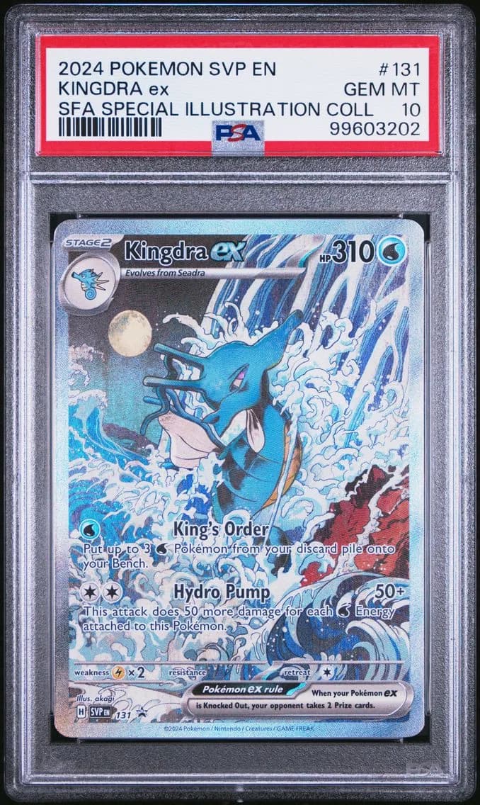 Kingdra EX, SV Black Star Promo, PSA 10