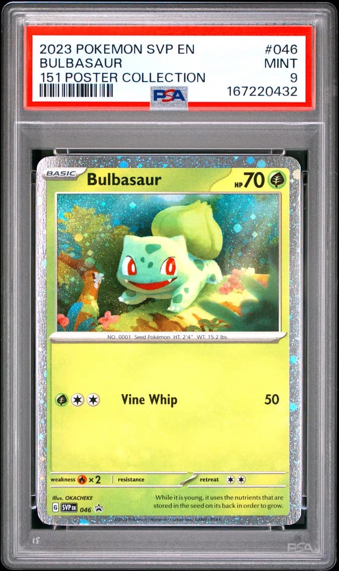 Bulbasaur, SV Black Star Promo, PSA 9