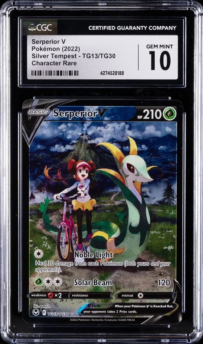 Serperior V, Silver Tempest, CGC 10