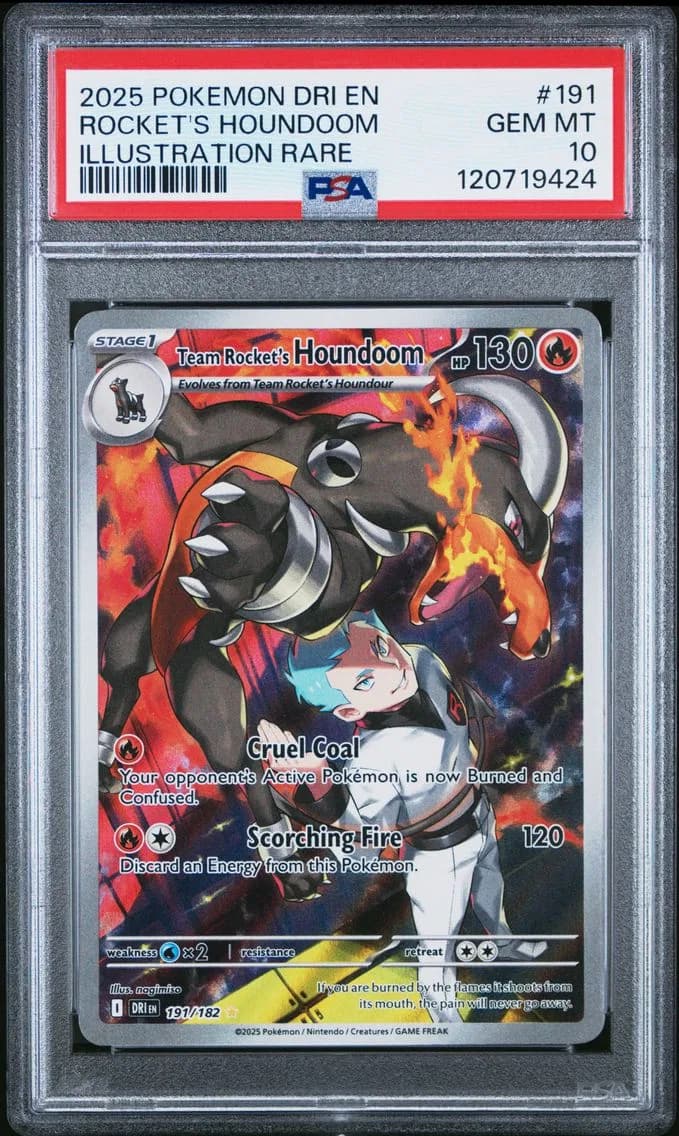 Team Rocket's Houndoom, Destined Rivals, PSA 10