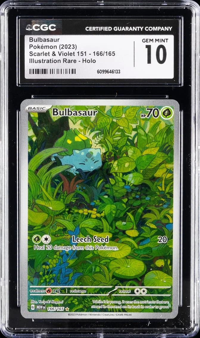 Bulbasaur, Scarlet & Violet 151, CGC 10