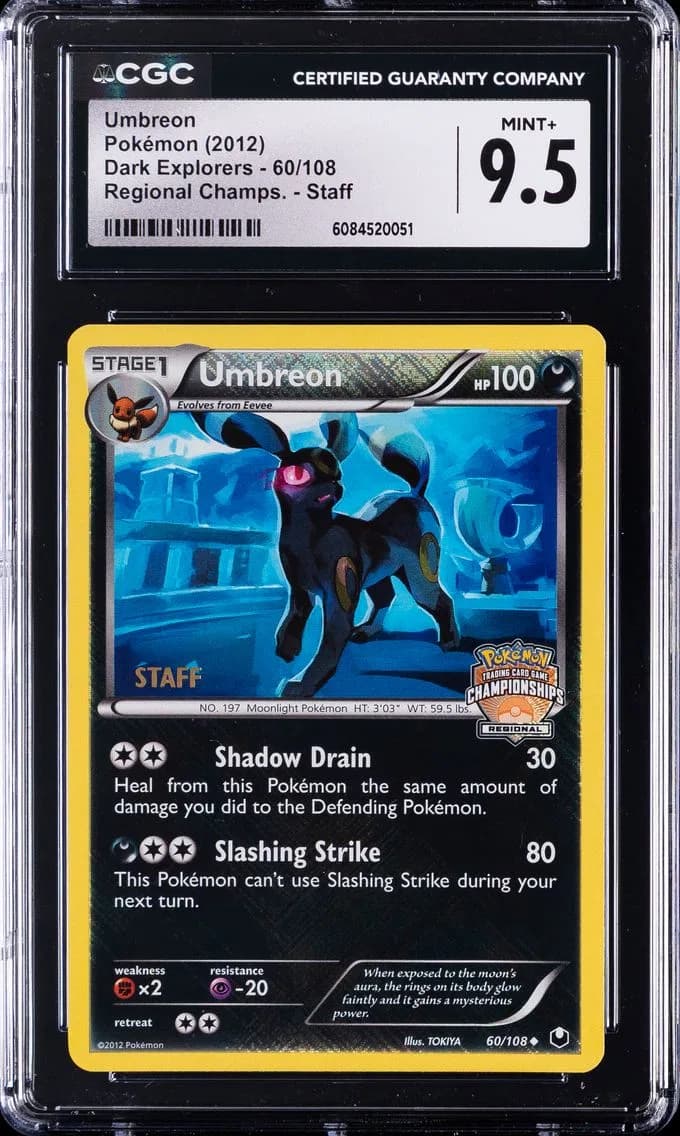 Umbreon-Holo, Dark Explorers, CGC 9.5