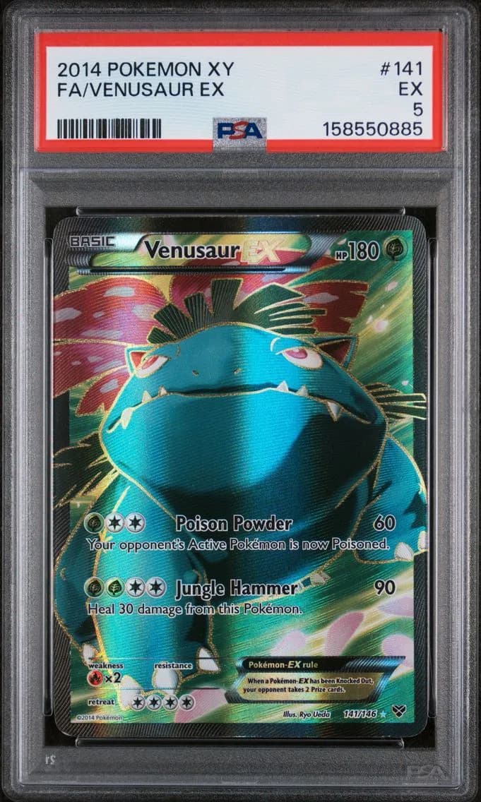 Venusaur EX, XY, PSA 5