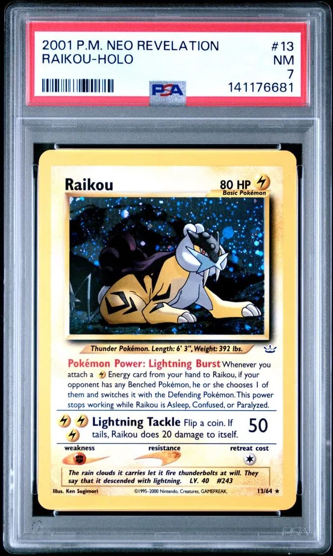 Raikou-Holo, Neo Revelation, PSA 7