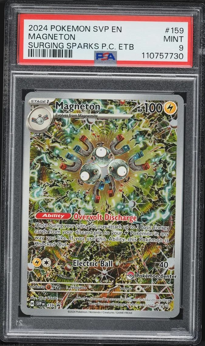 Magneton, SV Black Star Promo, PSA 9