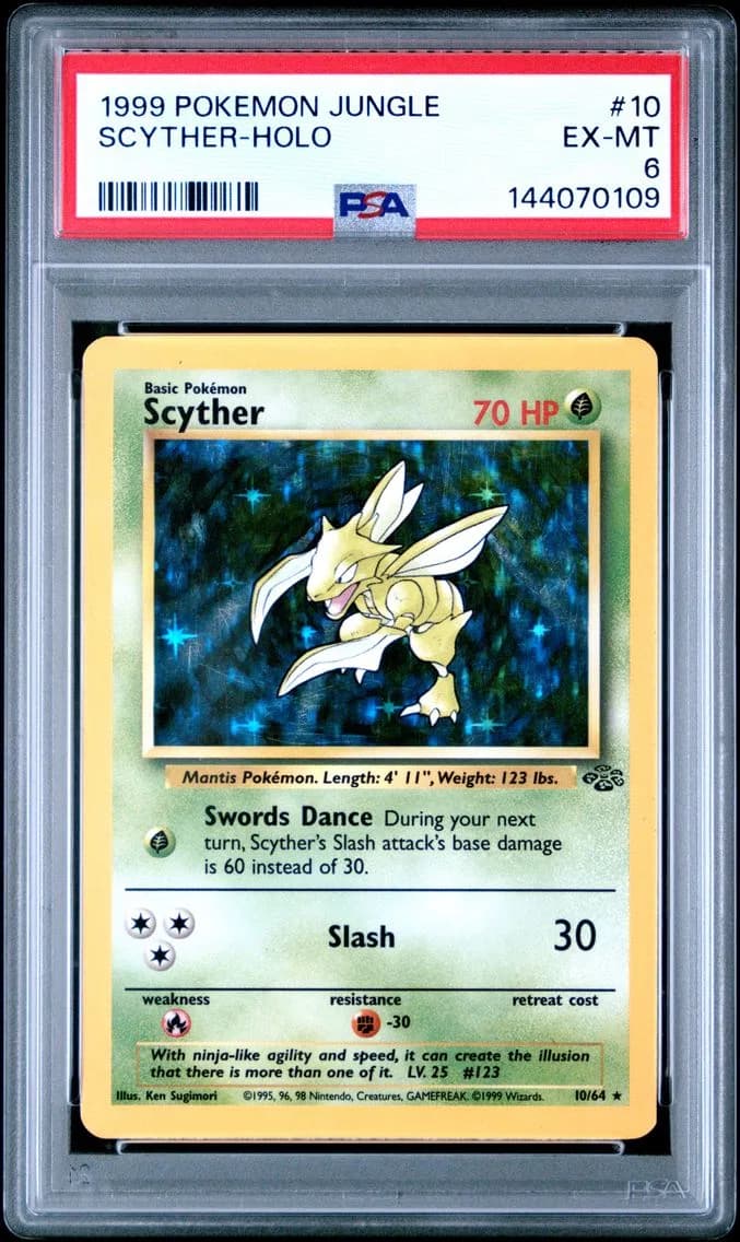 Scyther-Holo, Jungle, PSA 6